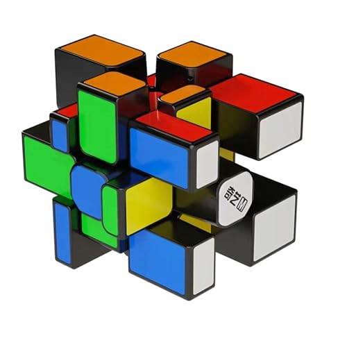 LiangCuber QY Mirror Cube 3x3 Magnetisch Stickerless Full Color Speed Cube, QY Toys Mirror M Black 56mm (Magnetic Black) von LiangCuber