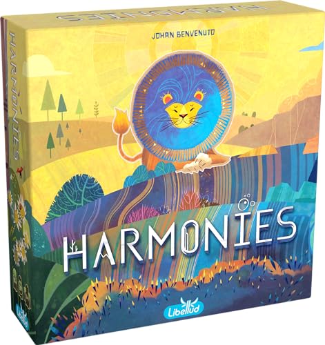 Harmonies Brettspiel – Erstellen Sie Oneirische Landschaften! Strategisches und poetisches Gameplay, lustiges Familienspiel für Kinder und Erwachsene, ab 10 Jahren, 1–4 Spieler, 30 Minuten Spielzeit, von Libellud