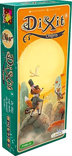 Libellud, Dixit 4 – Origins, Erweiterung, Familienspiel, Kartenspiel, 3-8 Spieler, Ab 8+ Jahren, 30+ Minuten, Deutsch von Libellud