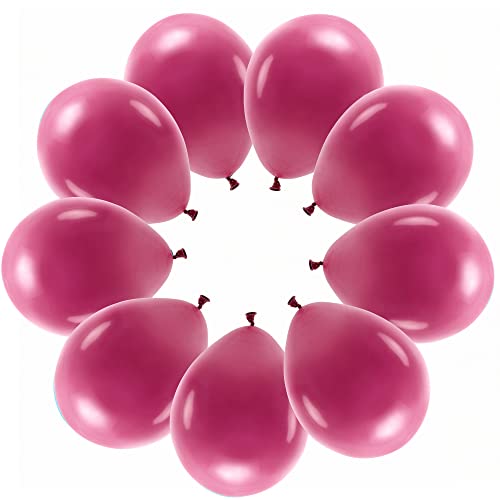 10 Luftballons Pastell Weinrot Eco Ballons Dunkelrot Made in EU Deko Hochzeit Party Valentine Geburtstag Ballons Pastell Dunkelrot Ballon Bordeaux von Libetui