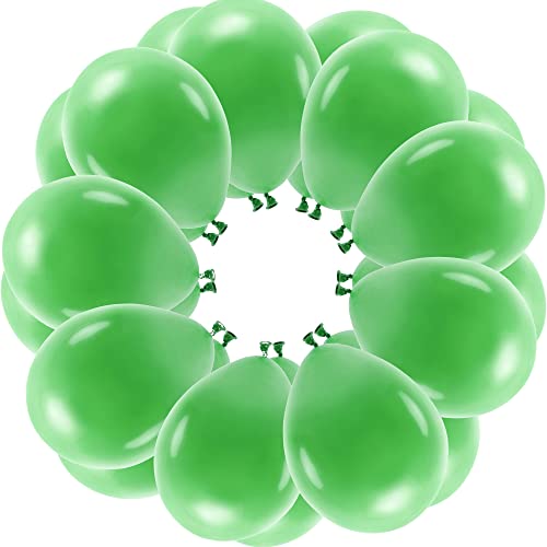 25 Luftballons Pastell Grasgrün Eco Ballons Gras-grün Made in EU Deko Gartenparty Geburtstag Kinder Erwachsene Frühling Ostern Sommerfest Ballons Gras-Grün Pastell Helium geeignet von Libetui