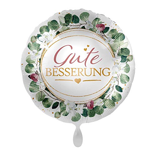 Folienballon Gute Besserung Ballon Genesung Luftballon -Made in EU- Ballon Genesungswünsche Blumen, Helium geeignet Folienballon Gute Besserung Ballon Genesung Luftballon -Made in EU- Ballon Genesungswünsche Blumen, Helium geeignet von Libetui
