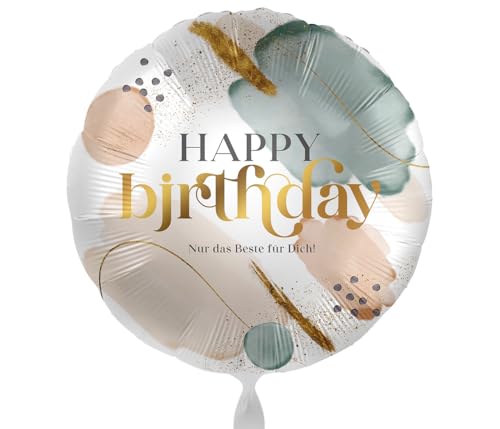 Folienballon Happy Birthday Ballon Geburtstag Frauen Mädchen Männer Geschenk Luftballon Made in EU, stilvoll trendig Folienballon Happy Birthday Ballon Geburtstag Frauen Mädchen Männer Geschenk Luftballon Made in EU, stilvoll trendig von Libetui