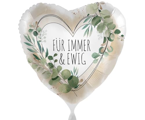 Folienballon 'Für immer und ewig' Brautpaar Luftballon Hochzeit Geschenk Glückwunsch Verlobung Liebe Jubiläum Ballon Made in EU Folienballon 'Für immer und ewig' Brautpaar Luftballon Hochzeit Geschenk Glückwunsch Verlobung Liebe Jubiläum Ballon Made in EU von Libetui