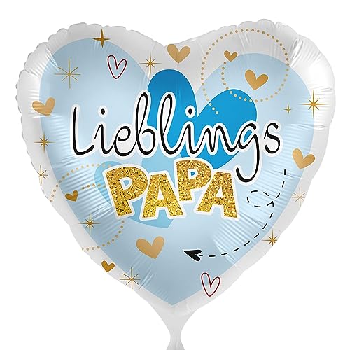 Folienballon Lieblingspapa Ballon Papa Geschenk Vater zum Geburtstag, Vatertag Geschenk für Vater, Helium geeignet von Libetui