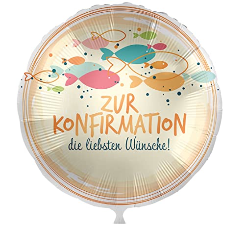 Folienballon Zur Konfirmation Ballon Konfirmation Jugendweihe Deko Konfirmationsfeier Fischschwarm, Made in EU, ungefüllt, Helium geeignet Folienballon Zur Konfirmation Ballon Konfirmation Jugendweihe Deko Konfirmationsfeier Fischschwarm, Made in EU, ungefüllt, Helium geeignet von Libetui