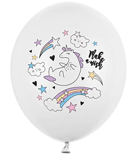 Libetui 10 Luftballons Einhorn Pastell Ballons Kindergeburtstag Dekoballons Geburtstag Mädchen Junge Geburtsparty Ballon pastel von Libetui