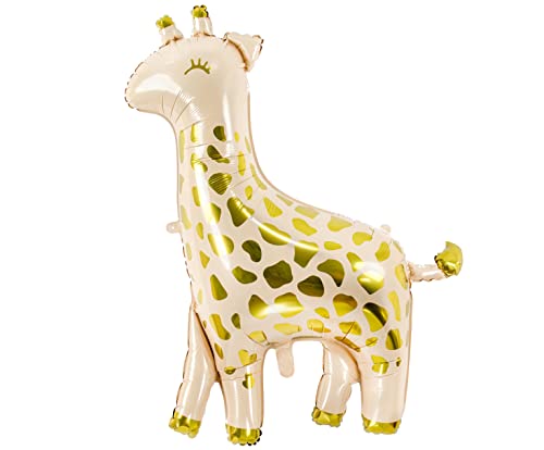 XXL Folienballon Giraffe süße Girrafe Ballon Deko Geburtstag Kindergeburtstag Mädchen Junge Geschenk Kinder Geburtstag Motto Safari Dschungel von Libetui