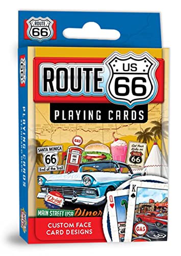 Route 66 Set mit 52 Spielkarten + Joker (MPC) von MasterPieces