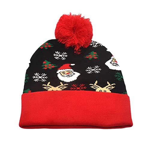 Lidssacde Nikolausmütze Erwachsene Dicker Fellrand Weihnachtsaccessoires Nikolausmütze Lustige Christmas Hat Warm Weihnachtsmütze Winter Weihnachtsmützen Weihnachtsmann Mütze Für Herren Damen von Lidssacde