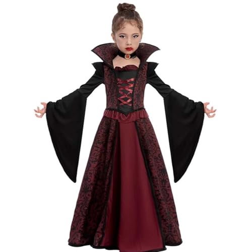 Lidssacde Vampir Kostüm Mädchen - Halloween Kostüm Kinder Mädchen Gruselig Halloween Kleid Vampirkostüm Halloweenkostüm Vampire Costume Kids Mittelalter Kleidung Kinder Lidssacde Vampir Kostüm Mädchen - Halloween Kostüm Kinder Mädchen Gruselig Halloween Kleid Vampirkostüm Halloweenkostüm Vampire Costume Kids Mittelalter Kleidung Kinder von Lidssacde