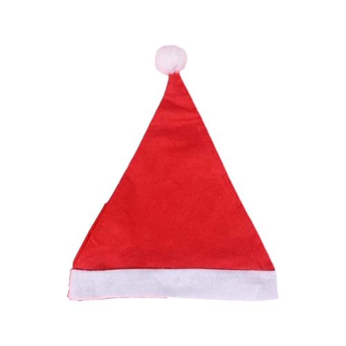 Lidssacde Weihnachtsmütze Erwachsene Warm Christmas Hat Weihnachtsmütze Winter Weihnachtsaccessoires Dicker Fellrand Nikolausmütze Lustige Weihnachtsmützen Weihnachtsmann Mütze Für Herren Damen von Lidssacde