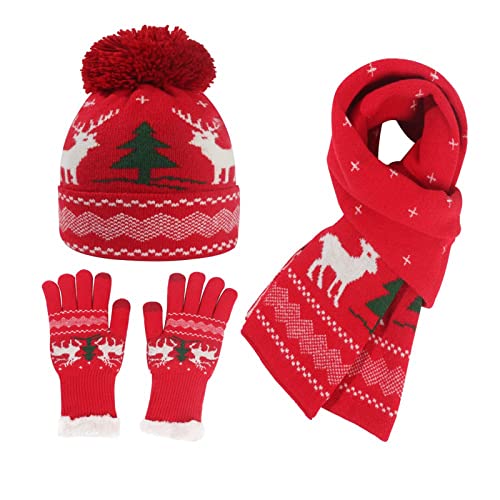 Weihnachtsmütze Erwachsene Warm Weihnachtsmütze Weihnachtsaccessoires Lustige Weihnachtliche Kopfbedeckung Dicker Fellrand Weihnachtsmützen Winter Nikolausmütze Weihnachtsmann Mütze Für Herren Damen von Lidssacde