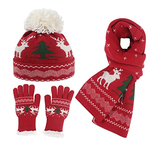 Weihnachtsmütze Erwachsene Warm Weihnachtsmütze Weihnachtsaccessoires Lustige Weihnachtliche Kopfbedeckung Dicker Fellrand Weihnachtsmützen Winter Nikolausmütze Weihnachtsmann Mütze Für Herren Damen von Lidssacde