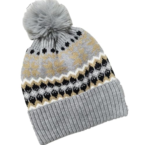 Weihnachtsmützen Erwachsene Lustige Weihnachtliche Kopfbedeckung Weihnachtsaccessoires Winter Weihnachtshut Dicker Fellrand Nikolausmütze Warm Christmas Hat Weihnachtsmann Mütze Für Herren Damen von Lidssacde