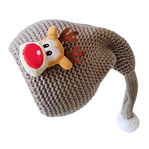 Weihnachtsmützen Erwachsene Warm Christmas Hat Weihnachtsaccessoires Lustige Weihnachtsmütze Winter Nikolausmütze Dicker Fellrand Weihnachtliche Kopfbedeckung Weihnachtsmann Mütze Für Herren Damen von Lidssacde