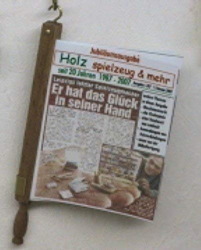 Liebe 46085 Handarbeit Zeitungsbügel mit Zeitung 1:12 für Puppenhaus 860 von Liebe Holzspielzeug