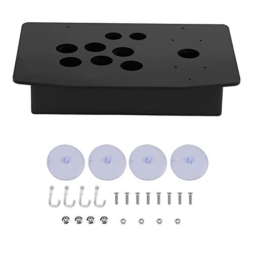 Schwarzes DIY Set Kits Acryl Arcade Stick Case Panel und Geneigte Gehäuse Ersatz für Arcade-Spiel von LiebeWH