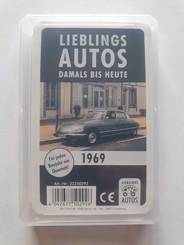 Lieblings Autos Auto Quartett 1969 Baujahr Geburtsjahr 56. Geburtstag Geschenk Spielkarten Neu Lieblings Autos Auto Quartett 1969 Baujahr Geburtsjahr 56. Geburtstag Geschenk Spielkarten Neu von Lieblings Autos