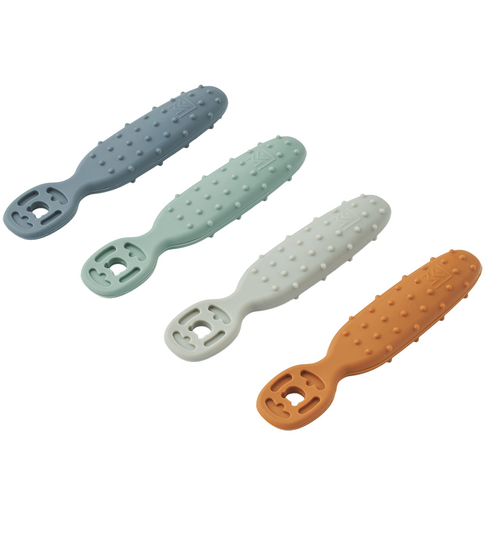 Liewood Babylöffel - Silikon - 4er-Pack - Caelia - Whale Blue Mu - Liewood - One Size - Kinderbesteck Liewood Babylöffel - Silikon - 4er-Pack - Caelia - Whale Blue Mu - Liewood - One Size - Kinderbesteck von Liewood