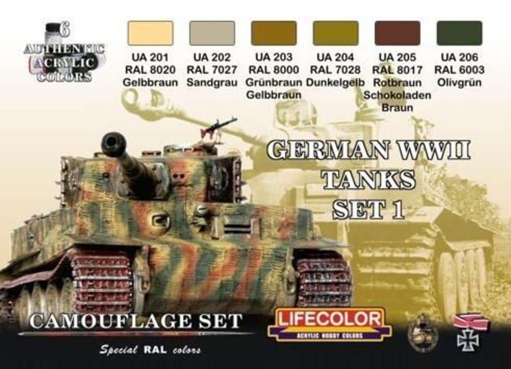 German vehicle WWII set n.1 von Lifecolor