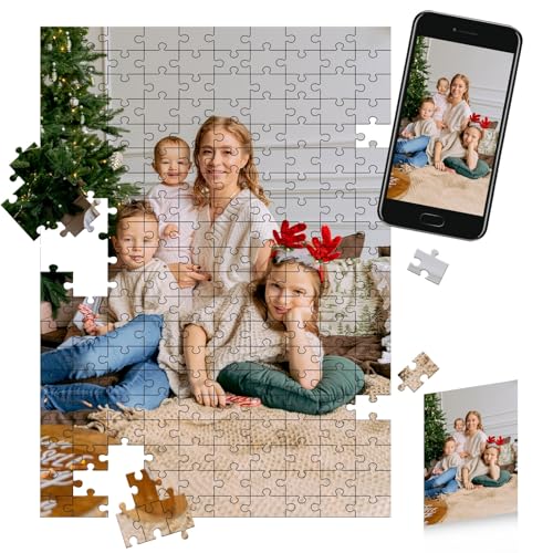 Lifemaison 200 Teile Puzzle individuell Bedrucken,Personalisiertes Puzzle,Personalisiertes Fotopuzzle,Individuelles Puzzle zum Geschenkidee für Erwachsene Kinder Geburtstage,Muttertag,Hochzeiten von Lifemaison