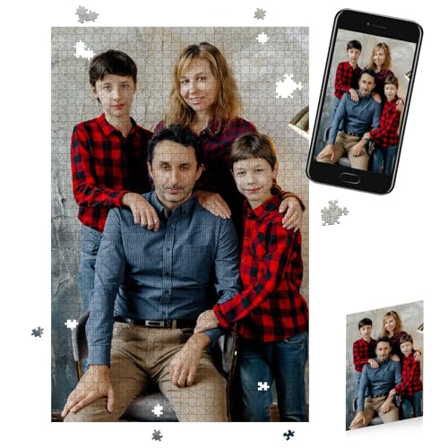 Lifemaison Personalisiertes Foto-Puzzle 1500 Teile,Fotopuzzle selbst gestalten,Individuelles Puzzle mit Bild,Gestalte Dein individuelles Fotopuzzle für Geburtstage,Muttertag,Valentinstag & Hochzeiten von Lifemaison