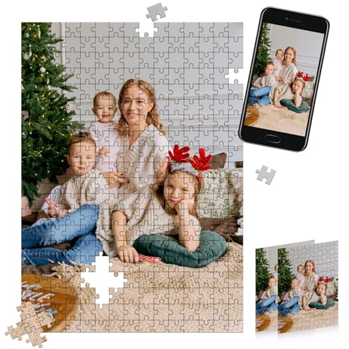 Lifemaison Personalisiertes Foto-Puzzle 300 Teile,Fotopuzzle selbst gestalten,Individuelles Puzzle mit Bild,Gestalte Dein individuelles Fotopuzzle für Geburtstage, Muttertag, Valentinstag & Hochzeiten von Lifemaison