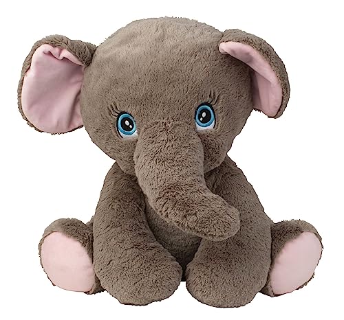 Lifestyle & More Plüschtier Teddybär Elefant grau sitzend Höhe 41 cm kuschelig weich von Lifestyle & More