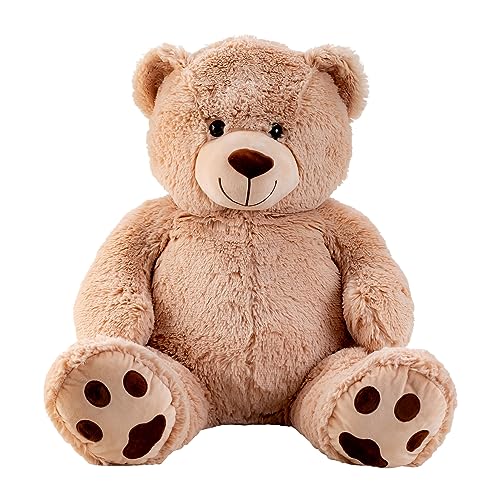 Lifestyle & More Riesen Teddybär Kuschelbär XXL 100 cm groß Plüschbär Kuscheltier samtig weich von Lifestyle & More