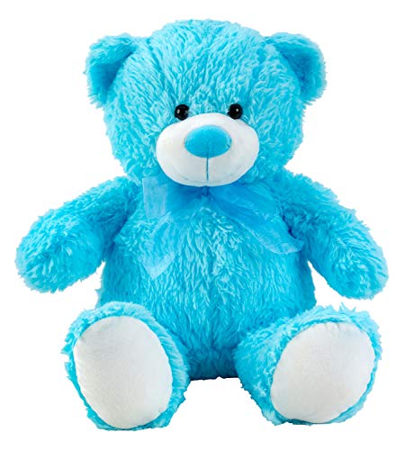 Lifestyle & More Teddybär Kuschelbär Blau mit Schleife 50 cm groß Plüschbär Kuscheltier samtig weich Lifestyle & More Teddybär Kuschelbär Blau mit Schleife 50 cm groß Plüschbär Kuscheltier samtig weich von Lifestyle & More