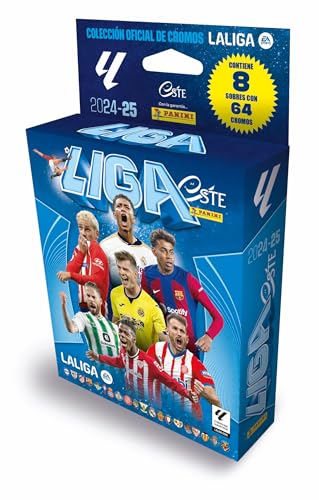 Liga Este 2024-2025 -Ecoblister 8 Umschläge Ost-Liga 2024–2025, Blau, Normal (Panini 004987kbe8) von Guoml