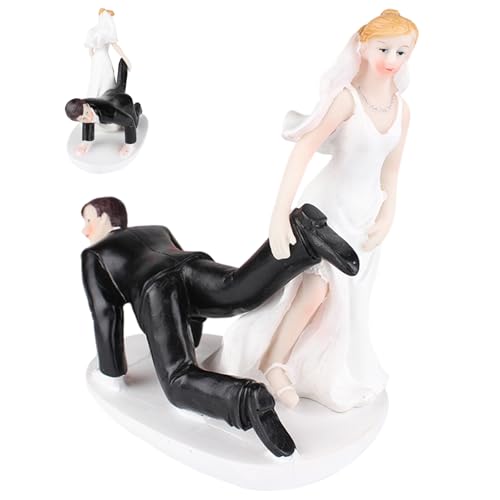 Braut und Bräutigam -Kuchen -Topper, Bräutigam können keine Hochzeitstorten -Topper, realistische und lustige Harzschmuck für Hochzeitsfeier, Zuhause mehr, Braut zu Braut und Bräutigam -Kuchen -Topper, Bräutigam können keine Hochzeitstorten -Topper, realistische und lustige Harzschmuck für Hochzeitsfeier, Zuhause mehr, Braut zu von Ligeinsrk