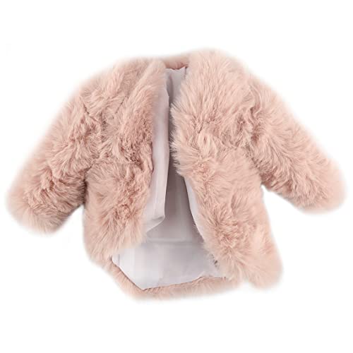 Puppenkleidung Wintermantel Plüsch warme Jacke weiche Top Langarm Outfit Accessoires für 29 cm Puppenkleidung von Ligeinsrk