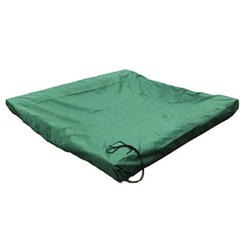 Sandkastenabdeckung wasserdicht staubdichtes UV -Schutzpool Blech Sandkasten Baldachin Grün 120 x 1520 cm Sandbox Abdeckung von Ligeinsrk