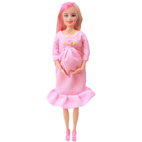 Schwangere Puppe 11.5 ABS Plastik Schwangeres Mutterspielzeug mit Babypuppen kreativ mit einem Baby in ihrem Bauch für Kindergeschenk, Style 2, Spielzeug Schwangere Puppe 11.5 ABS Plastik Schwangeres Mutterspielzeug mit Babypuppen kreativ mit einem Baby in ihrem Bauch für Kindergeschenk, Style 2, Spielzeug von Ligeinsrk