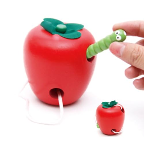 Sehr hungriges Raupenspielzeug, hölzerne Schnürung Spielzeug, Bildungslernen Montessori Block-Rätsel für Kleiner Jungen Mädchen, sehr hungrige Raupe, Schnürung Spielzeug für Kleinkinder 1-3 Sehr hungriges Raupenspielzeug, hölzerne Schnürung Spielzeug, Bildungslernen Montessori Block-Rätsel für Kleiner Jungen Mädchen, sehr hungrige Raupe, Schnürung Spielzeug für Kleinkinder 1-3 von Ligeinsrk