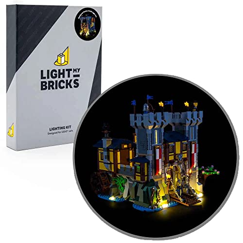 Light My Bricks Licht-Kit kompatibel mit Lego Mittelalterliche Burg 31120 (Set nicht enthalten) von Light My Bricks