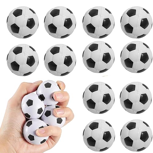 LightBeacon 12 Stück Mini Fußball, Mini Sportbälle, 6cm Tischfussball Tischkicker, Kickerbälle für Kinder Spielen, Tischkicker Bälle für Kinder und Erwachsene für Party von LightBeacon