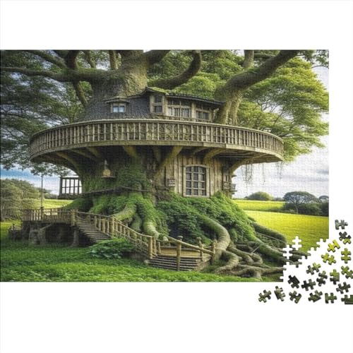 Dream Scenery 1000 Teile Puzzle Für Erwachsene Detailreiches Fantasy Dream Interest Puzzle Für Die Ganze Familie DIY Kit Raumdekoration Puzzle Farbenfrohes,Puzzle-Geschenk 1000pcs (75x50cm) von LikeEj