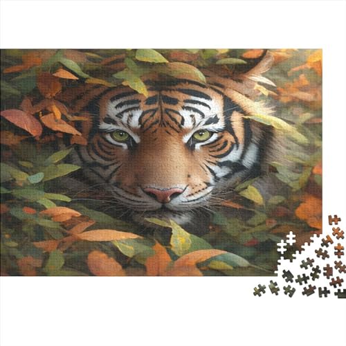 Tiger Puzzle 1000 Teile Erwachsene Animal Puzzle Puzzles Für Erwachsene Klassische Puzzles 1000 Teile Erwachsene 1000pcs (75x50cm) von LikeEj