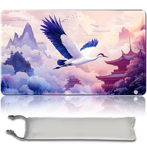 MTG PlayMat mit Zonen 60cm x 35cm Gaming Mouse Pad Kompatible MTG Spielmatte Spieler MTG Play Mat Gaming Mouse Pad Brettspiel genähte Kanten, Glatte Gummioberfläche (No Zone,mtg47-3) von LikePlaymat