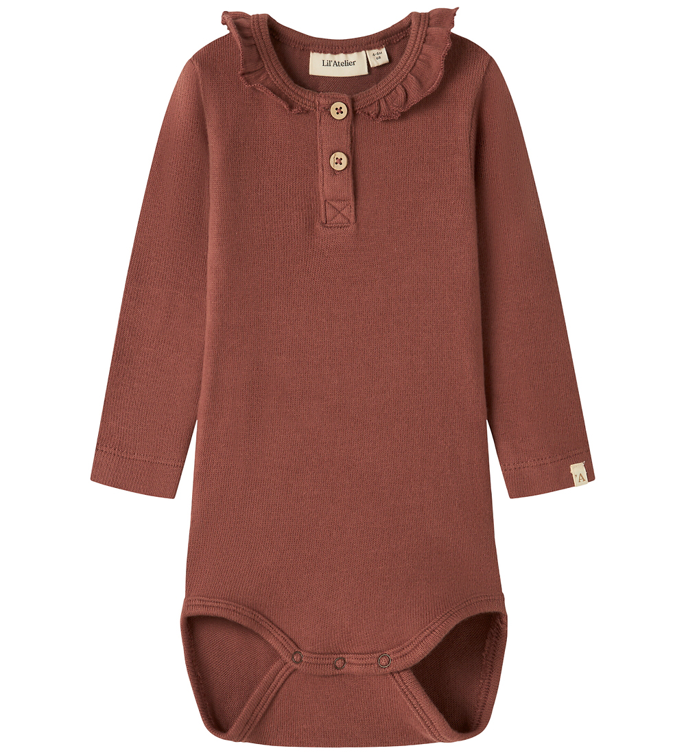 Lil' Atelier Body l/ä - NbfThoro - Mahagoni - Lil Atelier - 56 - Body L/Ä Lil' Atelier Body l/ä - NbfThoro - Mahagoni - Lil Atelier - 56 - Body L/Ä von Lil Atelier