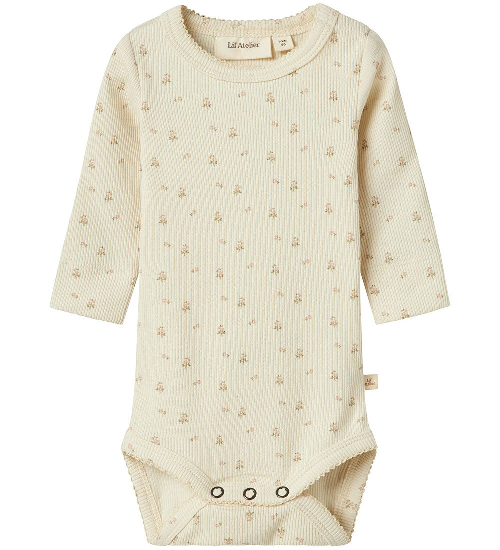 Lil' Atelier Body l/ä - Rib - NbfGago - Turtledove/Flower - Lil Atelier - 68 - Body L/Ä Lil' Atelier Body l/ä - Rib - NbfGago - Turtledove/Flower - Lil Atelier - 68 - Body L/Ä von Lil Atelier