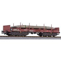 LILIPUT L235794 H0 6-achs. Coiltransportwagen Sahmms 711 braun, gealtert Ladung Stahlplatten, DB AG, Ep. V von Liliput