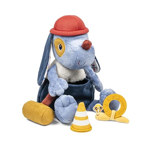 LILLIPUTIENS - Jules der Hund – Aktivitätsspielzeug – 3 Rasseln – Blau – 26 cm – ab 9 Monaten – 83608 LILLIPUTIENS - Jules der Hund – Aktivitätsspielzeug – 3 Rasseln – Blau – 26 cm – ab 9 Monaten – 83608 von Lilliputiens