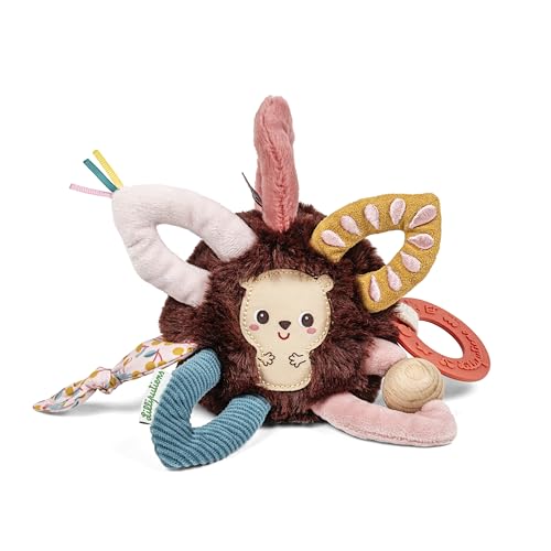 LILLIPUTIENS Leon Le Herisson 83631 Sensorische Rassel, Ringe aus Stoff, mehrfarbig, 16 cm, ab 3 Monaten LILLIPUTIENS Leon Le Herisson 83631 Sensorische Rassel, Ringe aus Stoff, mehrfarbig, 16 cm, ab 3 Monaten von Lilliputiens