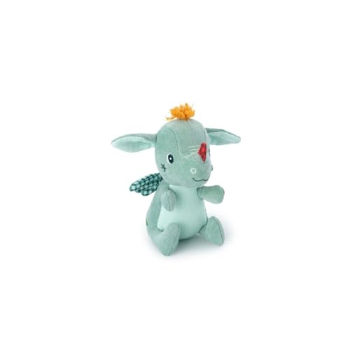 Lilliputiens - Mini-Figur Joe der Drache - Weiches, niedliches und kuscheliges Stoffspielzeug für Kinder - Fördert Feinmotorik und Fantasie - Lehrspielzeug - Ab 2 Jahren - 83443 von Lilliputiens