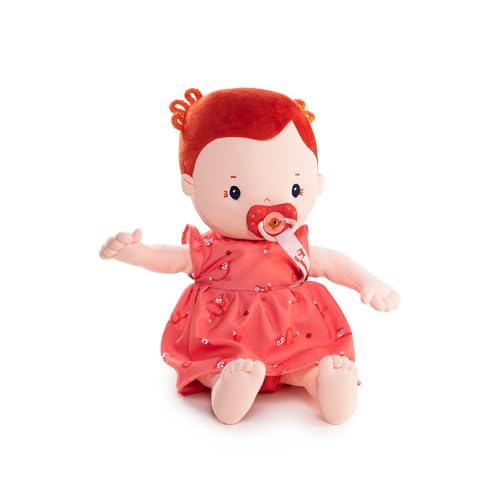 Lilliputiens 83240 Stoffpuppe Schlenkerpuppe Baby Rose mit Zubehör 36 cm von Lilliputiens