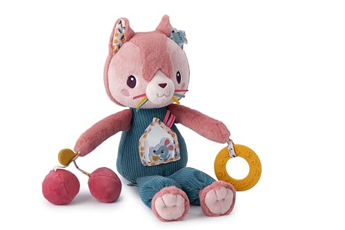 Lilliputiens - Activity Plüschtier Jeanne le Chat - Interaktive Babyrassel mit Spiegel, Silikon-Beißring, Glöckchen und Papiergeräusch - Stimuliert die Sinne und die Motorik - Ab 9 Monate. Lilliputiens - Activity Plüschtier Jeanne le Chat - Interaktive Babyrassel mit Spiegel, Silikon-Beißring, Glöckchen und Papiergeräusch - Stimuliert die Sinne und die Motorik - Ab 9 Monate. von Lilliputiens